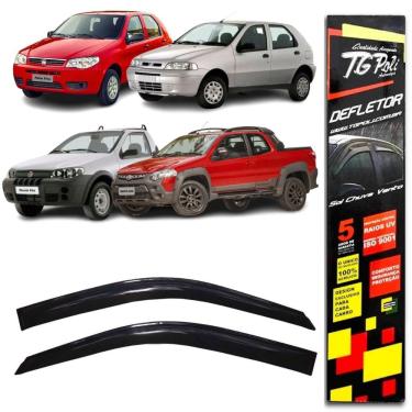 Imagem de Calha De Chuva Auto Adesiva - Strada 1996 A 2020 / Palio 1996 A 2016 - 24.002