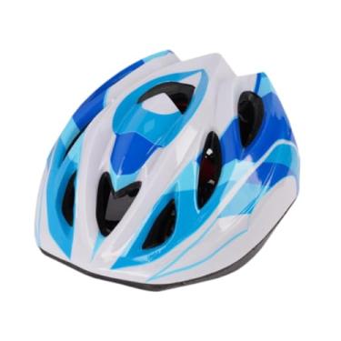 Imagem de menolana Capacete de bicicleta infantil Capacete de bicicleta infantil confortável e moderno Proteção ajustável para patinação, ciclismo, meninos e meninas, Azul