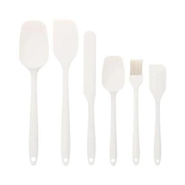 Imagem de Conjunto De Espátula De Silicone Fofo, 6 Peças, Raspadores Antiaderent