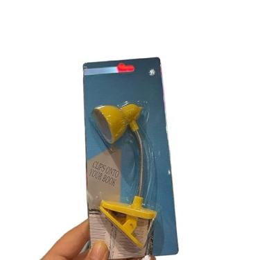 Imagem de Mini Luminária LED Flexível Portátil Luz Mesa Leitura Livro(Amarelo)