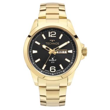Imagem de Relógio Technos Masculino Ref: 2105Au/1P Golf Dourado