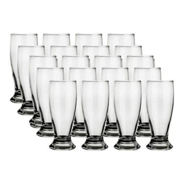 Imagem de Jogo De Copo 24 Peças Cerveja Beer 240Ml Taça Tulipa Chopp