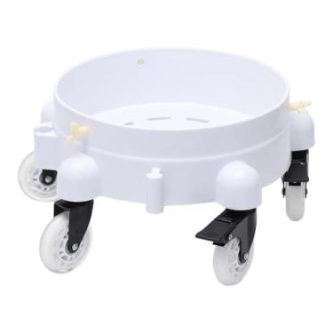 Imagem de FJMQHU Carrinho de Balde para Lavagem de Carros com Rodas, Função de Rolamento 360°, Acessório Multifuncional, Serviço Pesado, para Rejuntamento de Azulejos,