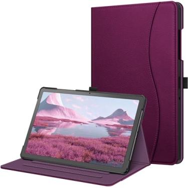 Imagem de FINTIE Capa Para Samsung Galaxy Tab A9 Plus/A9+ 5G 11" Modelo 2023 (Sm-X210/X216/X218), Suporte Traseiro Inteligente Com Visualização Multiângulo E Bolso Ativação/Repouso Automático, Roxa