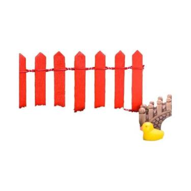 Imagem de Mini Cerca De Palheta De Madeira Para Jardim, Decoração De Bonsai, Con