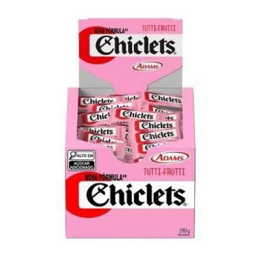 Imagem de Chiclete Adams Sabor Tutti-Frutti - Display com 280G - mondelez