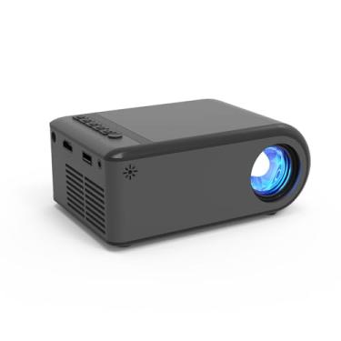 Imagem de Mini projetor portátil para iPhone - HD 1080p suporta projetor de filmes Pico para assistir desenhos animados, projetor de telefone compatível com HDMI, USB, TV Stick, laptop, iOS e Android