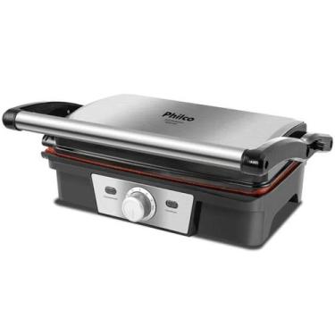 Imagem de Grill Com Coletor de Gordura controle de Temperatura Philco PGR19PI In