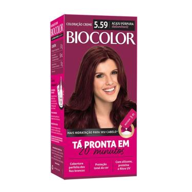 Imagem de Tinta de Cabelo Biocolor Mini Kit Acaju Púrpura 5.59