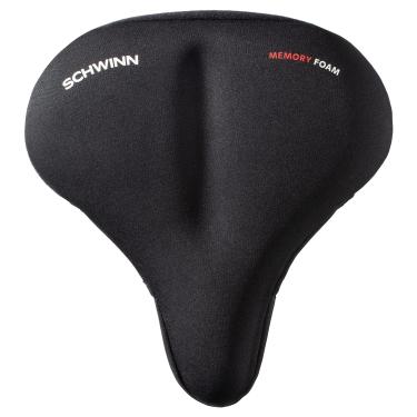 Imagem de Schwinn Capa de assento Comfort Bike Cruiser, alça dupla com enchimento de espuma viscoelástica, serve para bicicletas Cruiser e selins mais largos