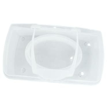 Imagem de IEUDNS Caixa de armazenamento para óculos de natação e snorkel, à prova de poeira, proteção transparente, caixa para máscara de mergulho para viagens,