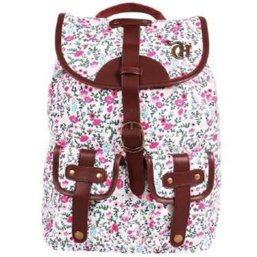 Imagem de Mochila de Costas Capricho Liberty White Floral Ref: 48921 DMW