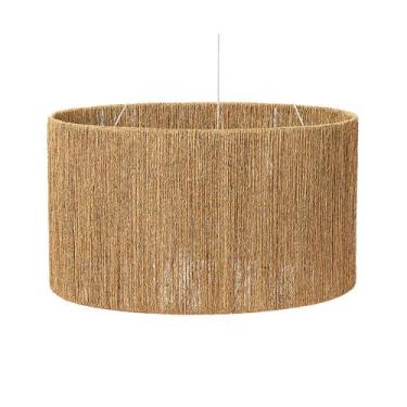 Imagem de Cúpula Para Luminária De Teto Em Juta 50Cmx35Cm Rafimex