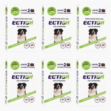 Imagem de Ection 12 Comprimidos Mastigáveis Anti Pulgas, Carrapatos e Sarna para