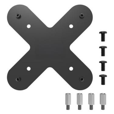 Imagem de Kado Placa de suporte adaptador de parede/braço, 50 x 50 mm a 75 x 75 mm, conversor universal de padrão de montagem para monitores, TVs, mini PCs e monitores de cetro