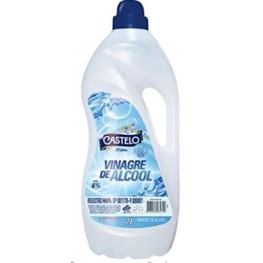 Imagem de Vinagre de Álcool CASTELO 6% p/ Limpeza 2L