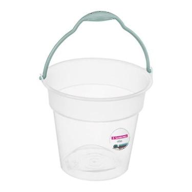 Imagem de Balde Plástico 8L SANREMO Ref 610 - Transparente