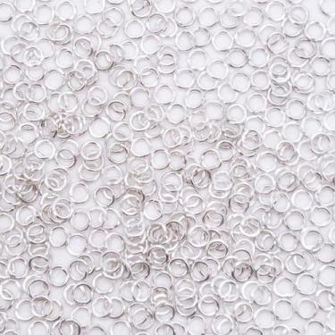 Imagem de Argola Elo Chaveiro Metal 4mm 6mm 8mm 10mm Cores 100pçs Escolha o Tipo