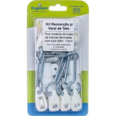 Imagem de Kit Reposição De Varal De Teto Peças Engedom Acessórios Referência 417
