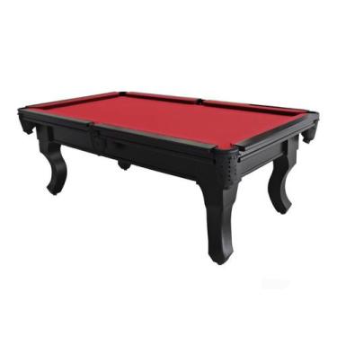 Imagem de Mesa de Sinuca - 2,52x1,40 - Nelson Bilhares, Vermelho