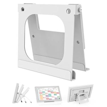 Imagem de LANGZIHT Suporte de mesa ajustável para calendário de claraboia de 38 cm – metal resistente, ajuste de inclinação infinita – Acessório premium para calendário digital de claraboia