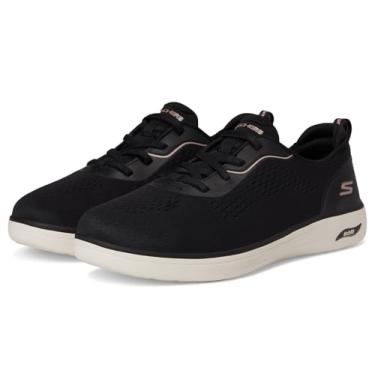 Imagem de Skechers Tênis Oxford feminino em movimento Arch Fit Inspire, Preto/ouro rosa, 34