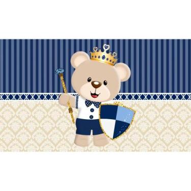 Imagem de Painel De Tecido Sublimado Ursinho Príncipe Baby 001 - Fabrikadefesta,