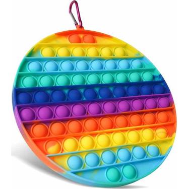 Imagem de Brinquedos sensoriais com bolhas push pop de tamanho grande, brinquedo