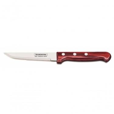 Imagem de Faca De Churrasco Jumbo Inox Tramontina 5 Cabo Polywood Vermelho