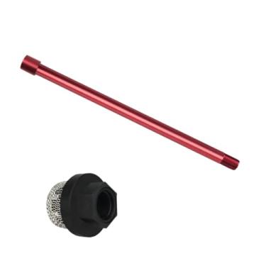 Imagem de Generic Tubo de pulverizador de tinta sem ar, peças de liga de alumínio, acessórios, haste de extensão de substituição para ferramenta de pulverização sem ar, com Filtro