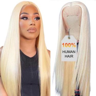 Imagem de Peruca HOT STAR 613 Cabelo humano loiro 28" 180% de densidade