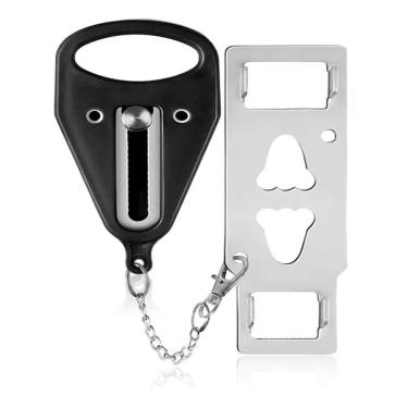 Imagem de 2X Fechadura Trava De Porta De Segurança Portátil Hotel Casa