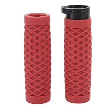 Imagem de GRIPAS DE AGRIMENTO DE MUNEFE, GRIP DE MOTOREIRO MOTORCYCH, Substituição de punho de torção do acelerador para 250R ZX6R 636 (25mm 28mm à esquerda à direita) (Vermelho)