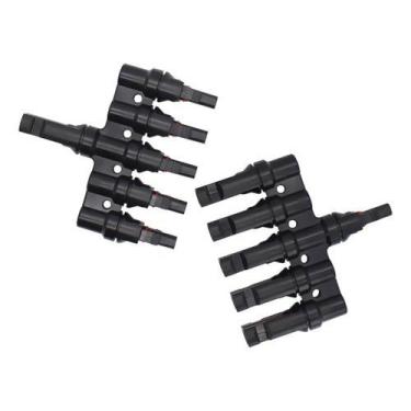 Imagem de Conector MC4 Snetec T5 5x1 Vias 30A 1000V DC Painel Solar