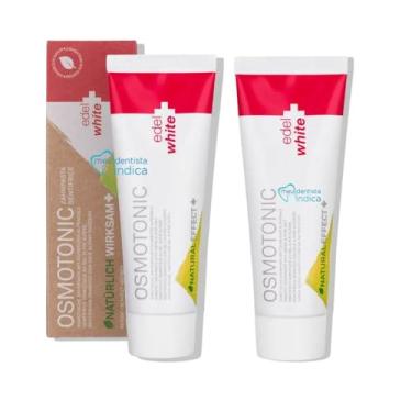 Imagem de Creme Dental Vegano Edel White Osmotonic - 75mL - 2 unidades