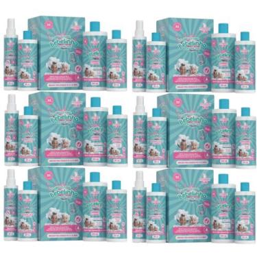Imagem de Kit 6 Kids Cabelo Corpo Bebelinho Algodão Doce - Bio Instinto