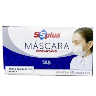 Imagem de Máscara Descartável Tripla Com 50Un SSPlus - QLB - QBL