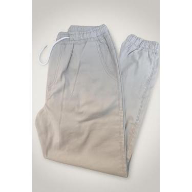 Imagem de Calça masculina Com Bolsos Estilo jogger - Valentes Toys, Creme, M
