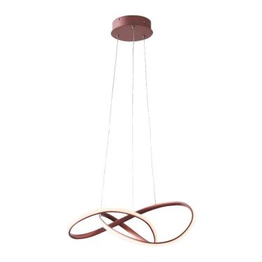 Imagem de Pendente Led Orgon Cobre 50Cm 45W Branco Quente 3000K 2500Lm