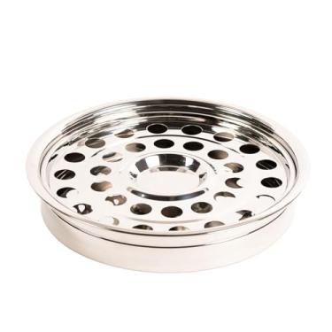 Imagem de Generic Bandeja de Comunhão, Bandeja de Servir, aço Inoxidável, Portátil, Centro de Mesa, Suporte para Copos de Comunhão para Reuniões e Eventos, Style a