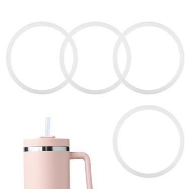 Imagem de 4un. Juntas Tampa para Copos Stanley Adventure Quencher H2.0 Flowstate de 40oz, Silicone Sem BPA Vedação de Tampa à Prova Vazamento