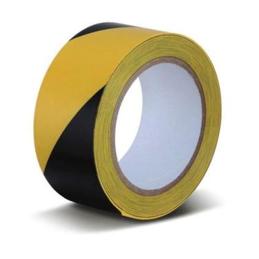 Imagem de Fita demarcação de solo zebrada 50mmx30m Nastro