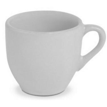 Imagem de Xícara de Porcelana para Café 50ml Lisa Branca