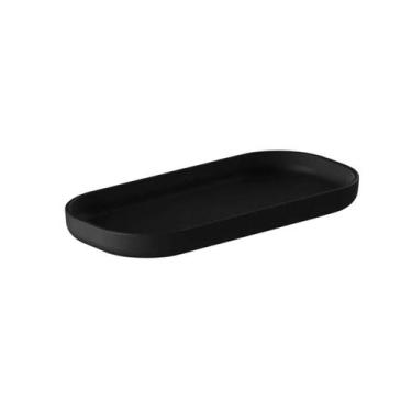 Imagem de Bandeja Preta Mini Travessa Oval Bistro Cafeteria Sushibar - OU