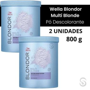Imagem de Wella Blondor Multi Blonde 800g Pó Descolorante (2 unidades)