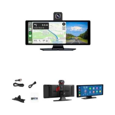 Imagem de Câmera Veicular 4K 10.26 Polegadas Jansite 360 graus Monitor De Estaci