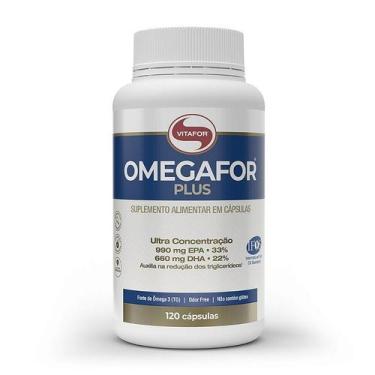 Imagem de Omegafor Plus 120 Cápsulas 1000mg Vitafor  Ômega 3 de Alta Qualidade