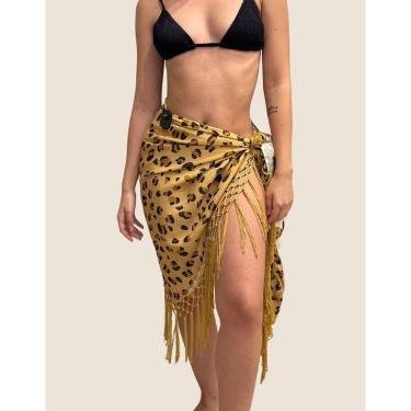 Imagem de Saída De Praia Estampada Concha Pintada Farm-Feminino