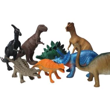 Imagem de Brinquedo Dino Infantil Educativo Criança Kit Animais Criativos Interativos Diversão Banho Presente Meninos Meninas