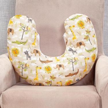 Imagem de Almofada De Amamentar Safari Bege Chuva De Amor Baby - L2m